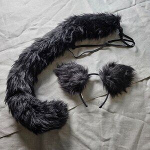 Elope Black Cat Ears & Tail Kit